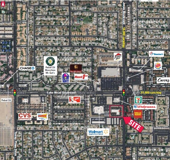 6121 W Lake Mead Blvd, Las Vegas, NV à louer - Aérien – Image 3 sur 8