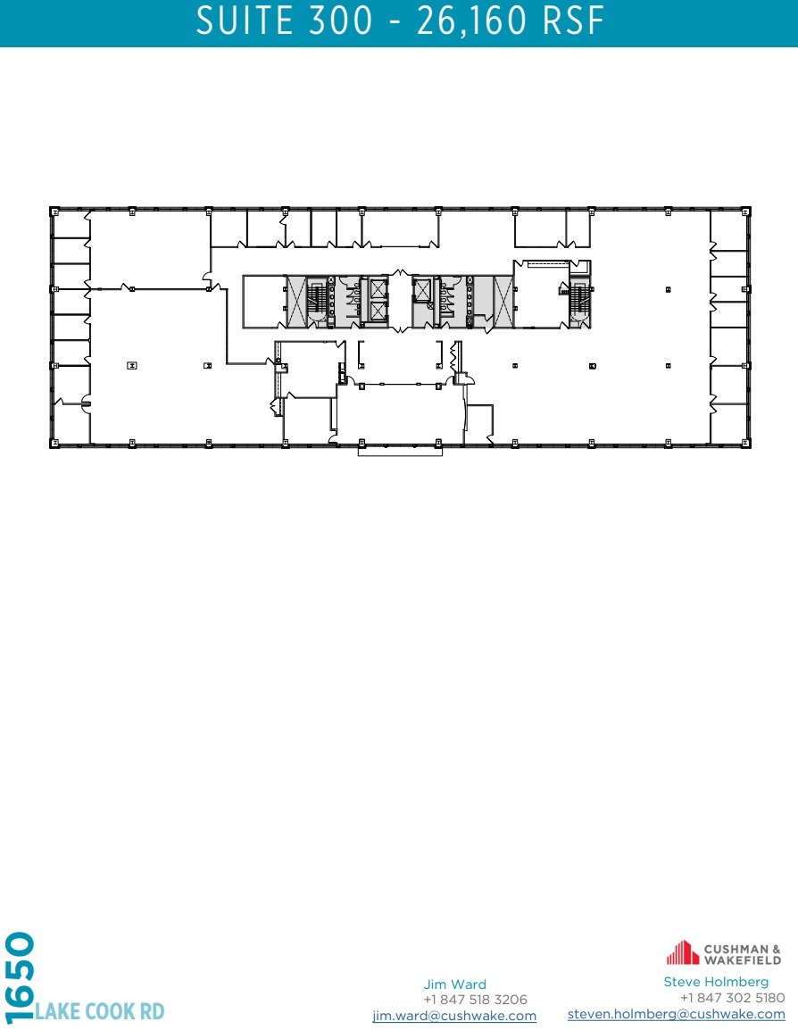 1650 Lake Cook Rd, Deerfield, IL à louer Plan d’étage– Image 1 sur 1