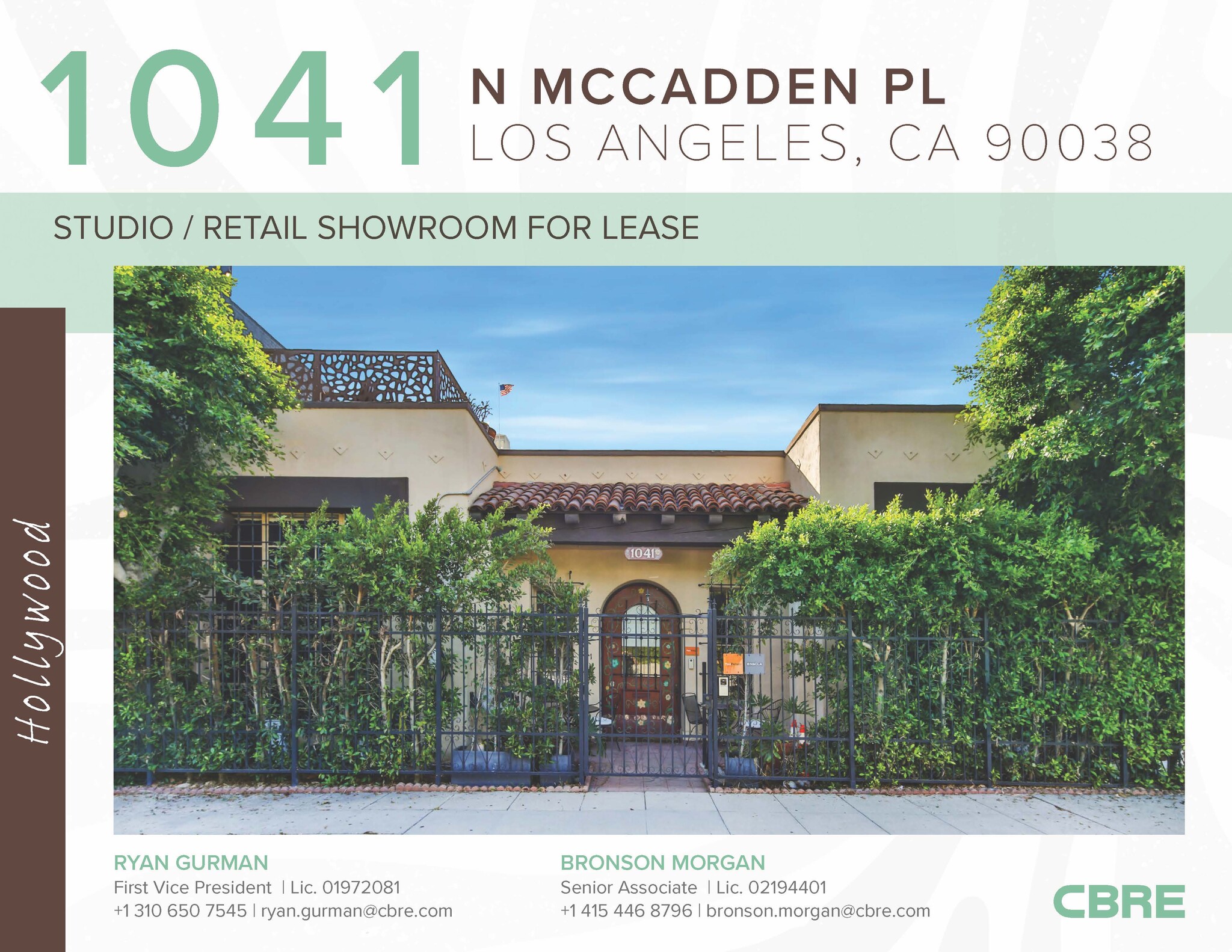 1041 N McCadden Pl, Los Angeles, CA à louer Photo de l’immeuble– Image 1 sur 18