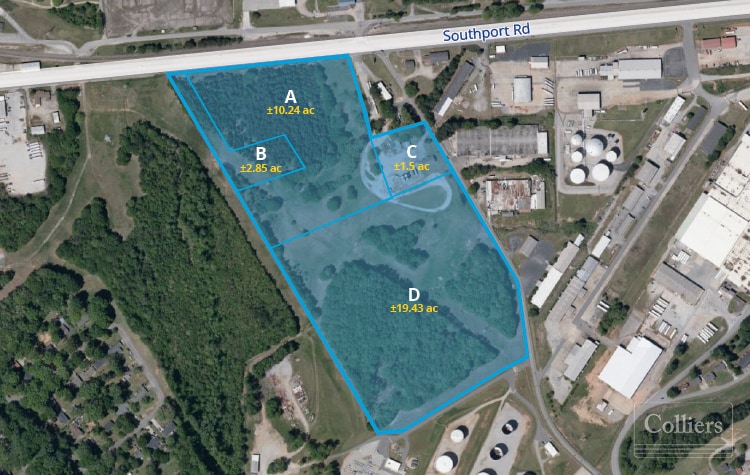 2440 Southport Rd, Spartanburg, SC à vendre - Photo principale – Image 1 sur 3