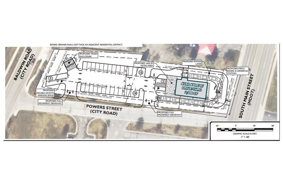 936 S Main St, Lapeer, MI à louer - Plan de site – Image 2 sur 2