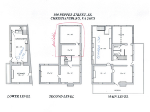 300 Pepper St S, Christiansburg, VA à louer Plan d’étage– Image 1 sur 5