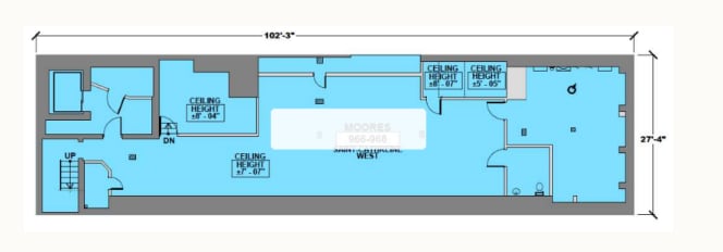 966 Rue Sainte-Catherine O, Montréal, QC à louer Plan d’étage– Image 1 sur 1