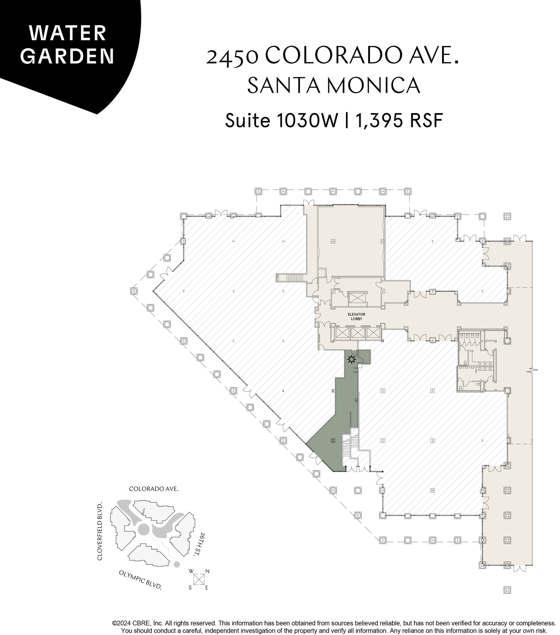 2450 Colorado Ave, Santa Monica, CA à louer Plan d’étage– Image 1 sur 1