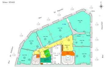 Bureau dans Paris à louer Plan d’étage– Image 2 sur 2