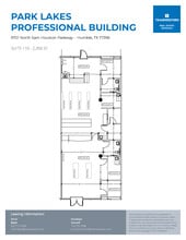 9701 N Sam Houston Pky, Humble, TX à louer Plan d’étage– Image 1 sur 1