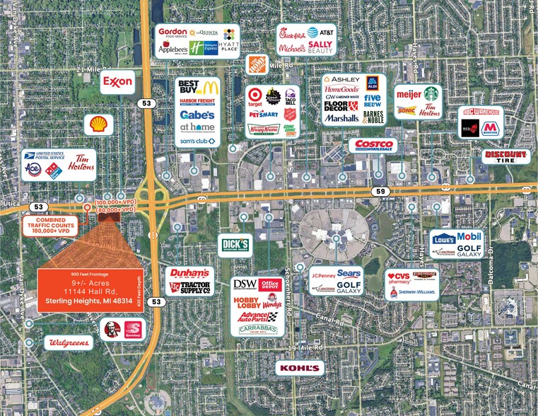 M-59, Sterling Heights, MI à vendre - Photo de l’immeuble – Image 2 sur 2