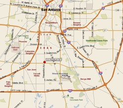 111 Rayburn Dr, San Antonio, TX - VUE AÉRIENNE  vue de carte