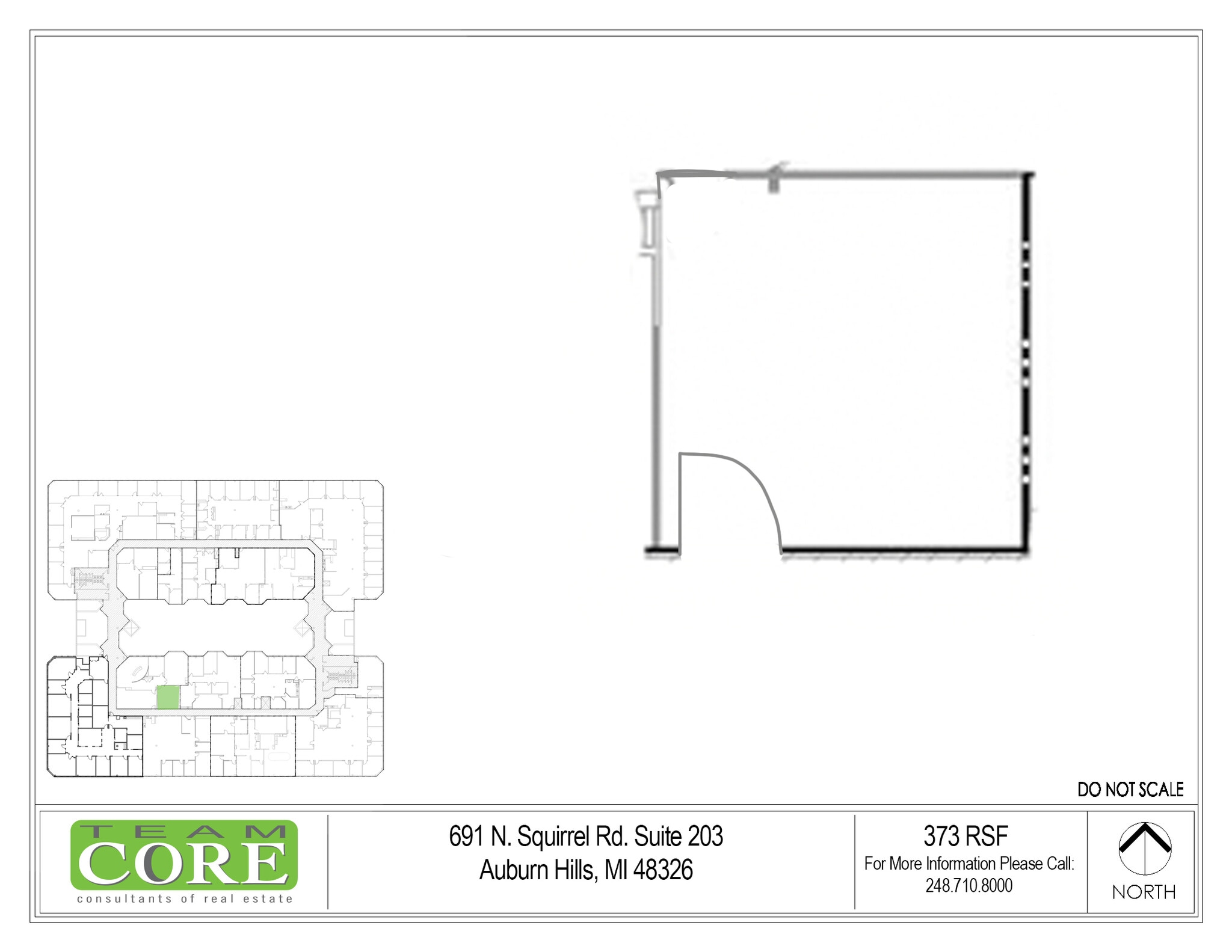 691 N Squirrel Rd, Auburn Hills, MI à louer Plan d’étage– Image 1 sur 1