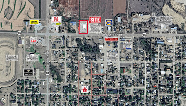213 W Frontier Pky, Oberlin, KS - VUE AÉRIENNE  vue de carte