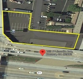 Plus de détails pour 103 N Lincoln Ave, Corona, CA - Terrain à louer
