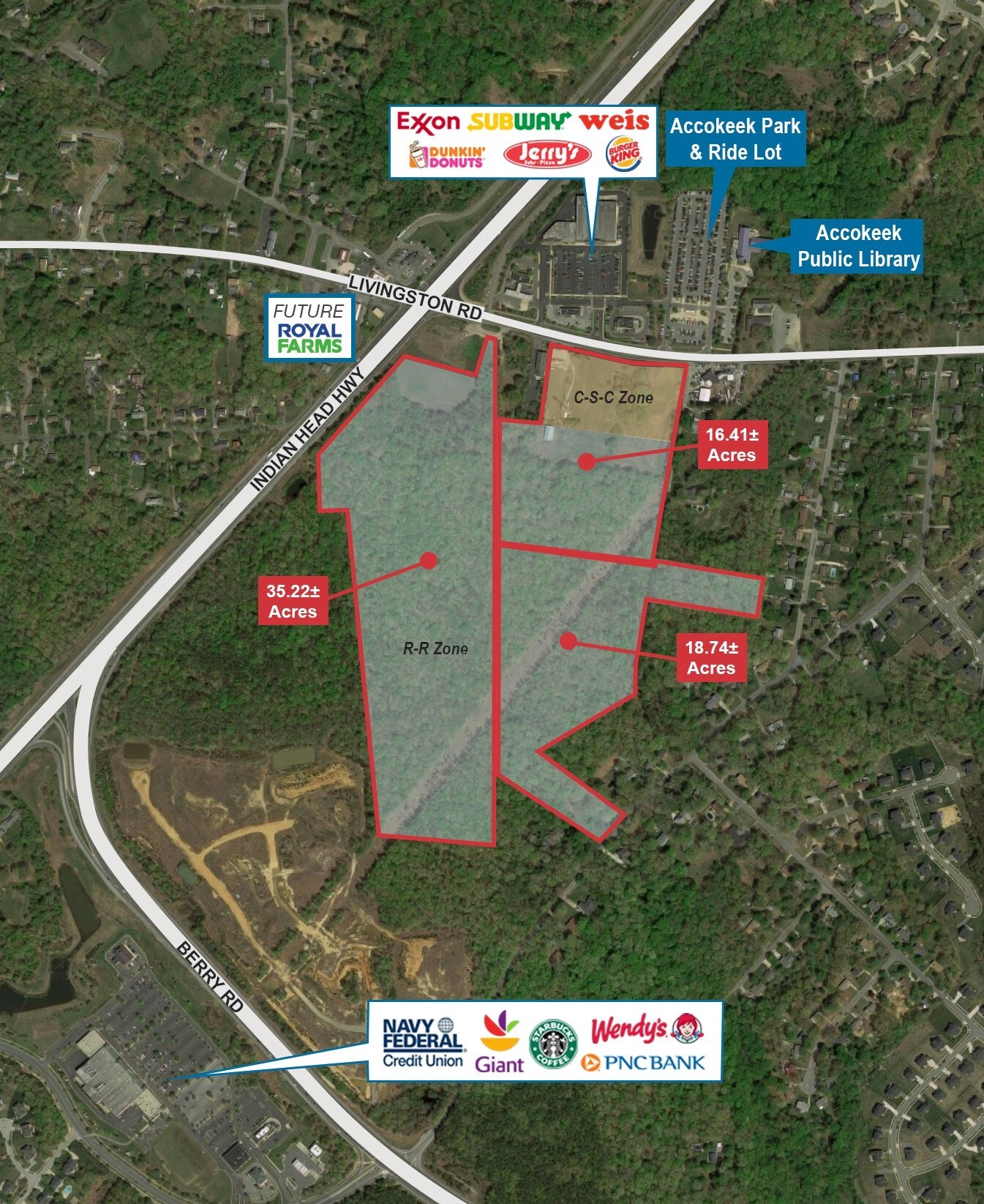 Indian Head Hwy, Accokeek, MD à vendre Photo principale– Image 1 sur 2