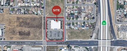 27550 Base Line St, Highland, CA - Vue aérienne vue de carte