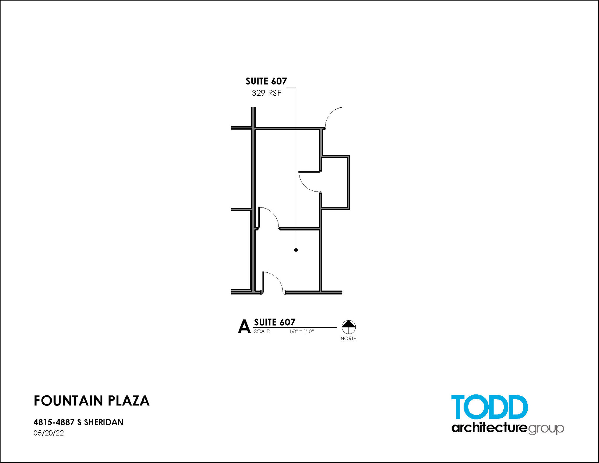 4815-4821 S Sheridan Rd, Tulsa, OK à louer Plan d’étage– Image 1 sur 2