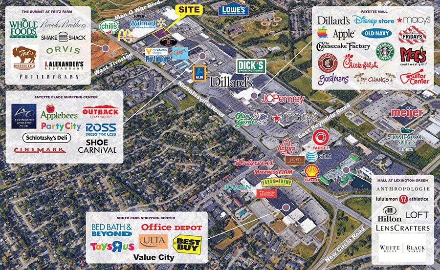 148 W Tiverton Way, Lexington, KY à louer - Aérien – Image 2 sur 2