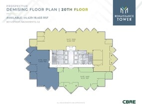801 K St, Sacramento, CA à louer Plan de site– Image 2 sur 2