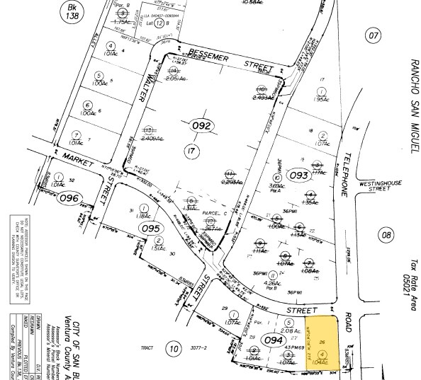 4587 Telephone Rd, Ventura, CA à louer - Plan cadastral – Image 2 sur 10