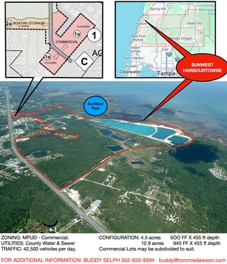 Plus de détails pour 00000000 U.S. 19, Hudson, FL - Terrain à vendre