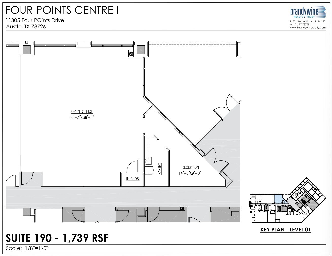 11305 Four Points Dr, Austin, TX à louer Plan d’étage– Image 1 sur 1