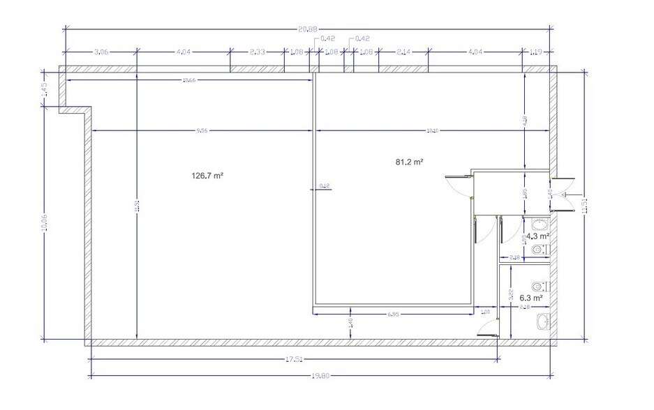 Bureau dans Aubagne à louer - Plan d’étage – Image 3 sur 3