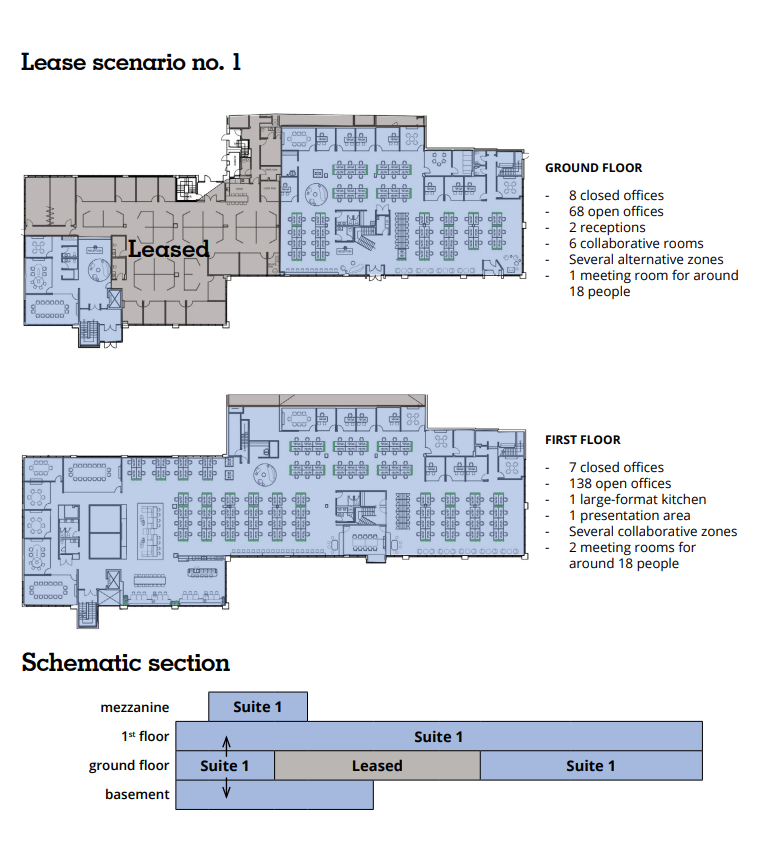 4590-4600 Boul De La Côte-Vertu, Saint-Laurent, QC à louer Plan d’étage– Image 1 sur 3