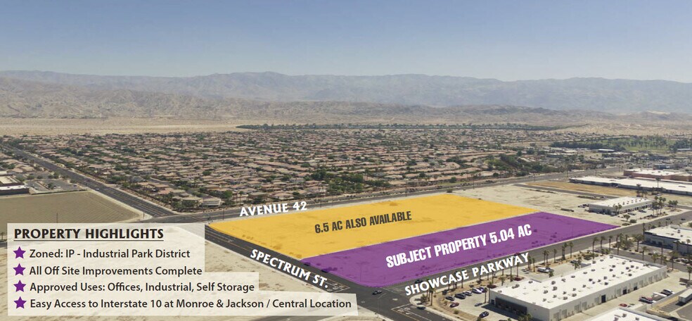 NEC Of Showcase Parkway & Spectrum St, Indio, CA à vendre - Photo de l’immeuble – Image 2 sur 5
