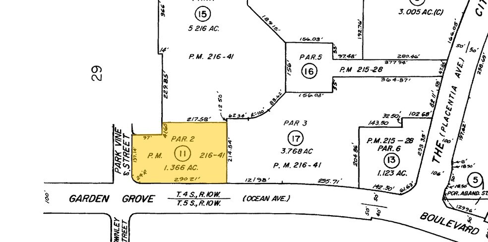 3707 W Garden Grove Blvd, Orange, CA à vendre - Plan cadastral – Image 2 sur 30