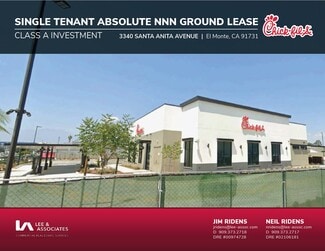 Plus de détails pour 3340 Santa Anita Ave, El Monte, CA - Local commercial à vendre