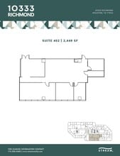 10333 Richmond Ave, Houston, TX à louer Plan d’étage– Image 1 sur 1