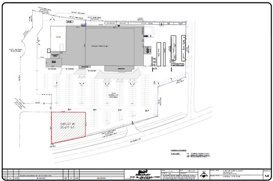 1600 Lincoln Way, Clinton, IA à vendre - Plan de site – Image 3 sur 3