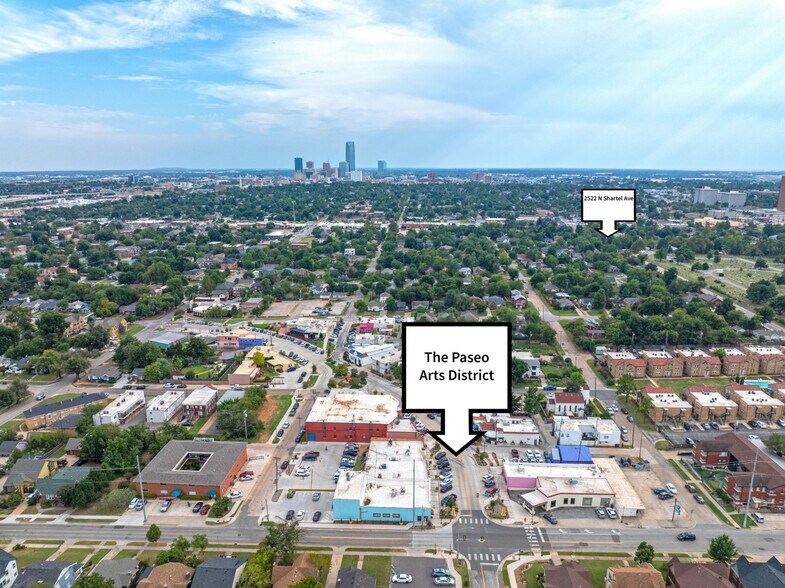 2522 N Shartel Ave, Oklahoma City, OK à vendre - Aérien – Image 3 sur 8