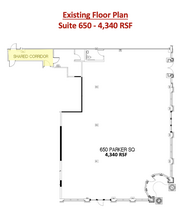 300-900 Parker Sq, Flower Mound, TX à louer Plan d’étage– Image 2 sur 6