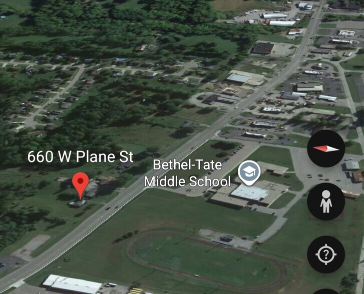 660 W Plane St, Bethel, OH à vendre - Aérien – Image 1 sur 2