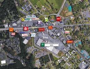 Statesville Blvd, Salisbury, NC - VUE AÉRIENNE vue de carte