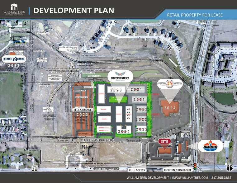 1483 W Tournament Trl, Westfield, IN à louer - Plan cadastral – Image 3 sur 8