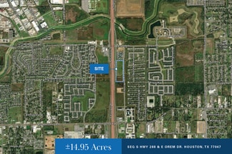 Plus de détails pour SEQ S Hwy 288 & E Orem Dr, Houston, TX - Terrain à vendre
