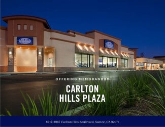 Plus de détails pour 8915-9312 Carlton Hills Blvd, Santee, CA - Local commercial à vendre