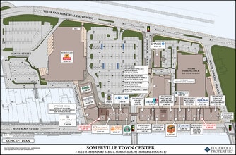 100 Veterans Memorial Dr W, Somerville, NJ à louer Plan de site– Image 1 sur 1