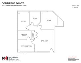 1818 S Australian Ave, West Palm Beach, FL à louer Plan d’étage– Image 1 sur 5