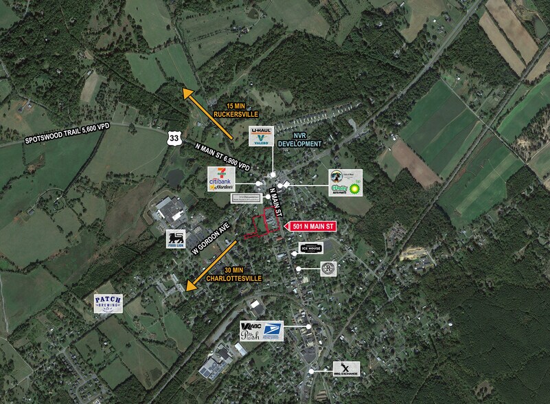 501 N Main St, Gordonsville, VA à vendre - Photo de l’immeuble – Image 3 sur 7