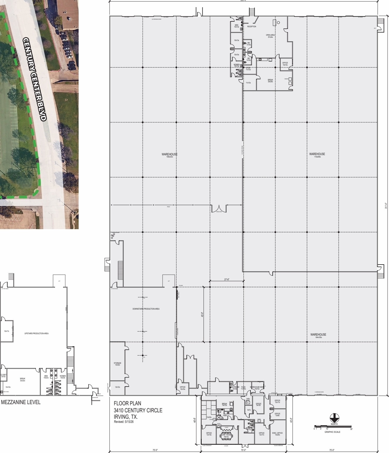 3410 Century Cir, Irving, TX à louer Plan d’étage– Image 1 sur 1