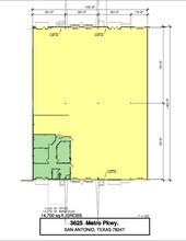 3603-3645 Metro Pky, San Antonio, TX à louer Plan d’étage– Image 1 sur 1