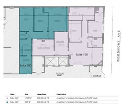 8120 Woodmont Ave, Bethesda, MD à louer Plan d’étage– Image 1 sur 1