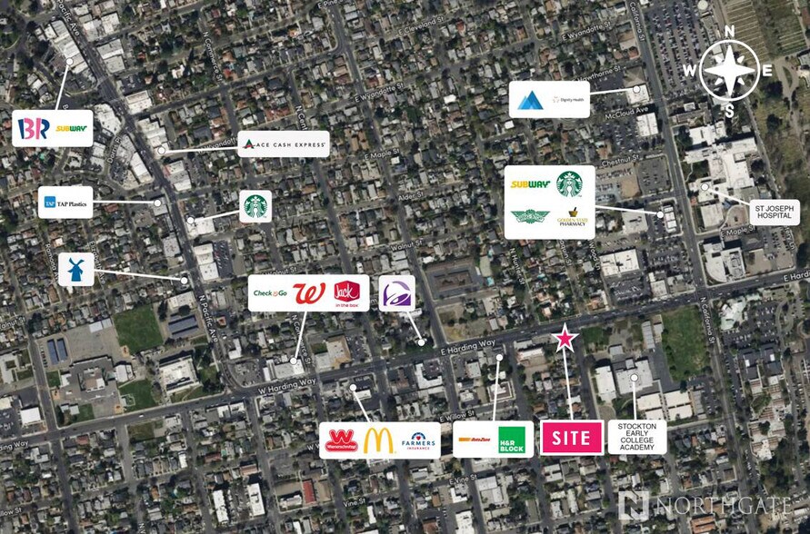 228 E Harding Way, Stockton, CA à louer - Photo de l’immeuble – Image 3 sur 5