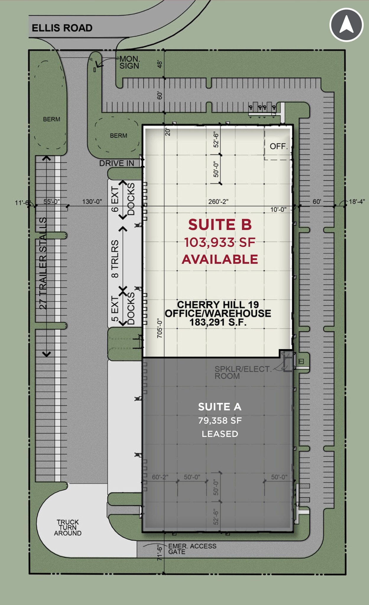 2800 Ellis Rd, Joliet, IL à louer Plan de site– Image 1 sur 2