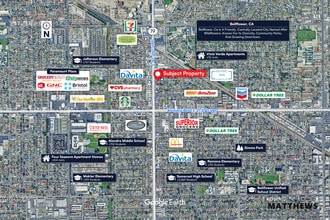 15624 Lakewood Blvd, Bellflower, CA - Vue aérienne  vue de carte