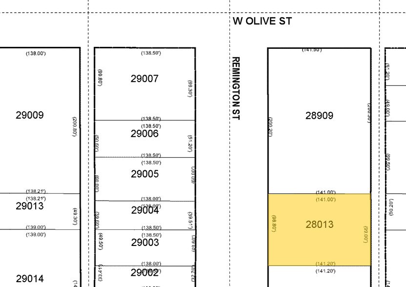 324 Remington St, Fort Collins, CO à louer - Plan cadastral – Image 3 sur 17