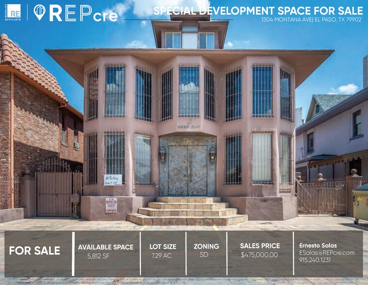 1304 Montana Ave, El Paso, TX à vendre - Photo de l’immeuble – Image 2 sur 3