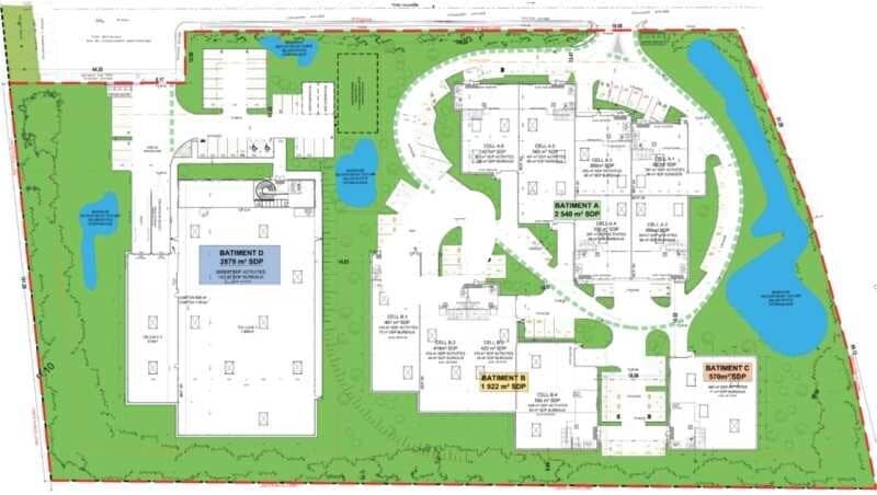 Local d'activités dans Ollainville à vendre - Plan de site – Image 2 sur 2