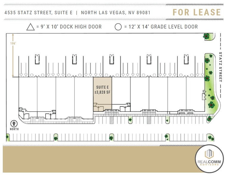 4535 Statz St, North Las Vegas, NV à louer - Plan de site – Image 2 sur 11
